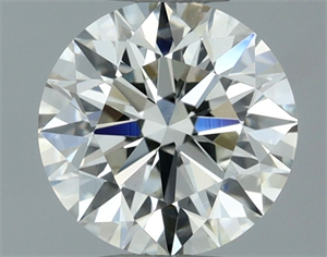 Foto Diamante Natural 0.60 quilates, Redondo , Color K, claridad VVS2 y certificado GIA de