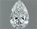 Diamante Natural 0.60 quilates, De pera , Color G, claridad VVS2 y certificado IGI