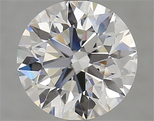 Picture of Lab Grown Diamond 3.07 Carats, Round with Excellent Cut, D Color, VVS1 Clarity and Certified by GIA