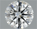 Lab Grown Diamond 1.41 Carats, Round with Ideal Cut, F Color, VVS2 Clarity and Certified by IGI