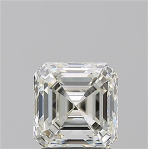 Picture of Natural Diamond 1.51 Carats, Asscher with  Cut, I Color, VVS1 Clarity and Certified by IGI