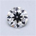 Natural Diamond 0.90 Carats, Round with Very Good Cut, H Color, VS2 Clarity and Certified by GIA