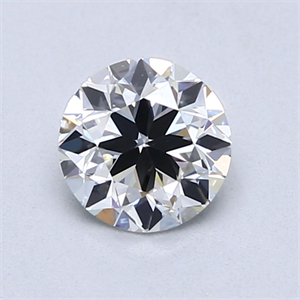 Picture of Natural Diamond 0.90 Carats, Round with Very Good Cut, H Color, VS2 Clarity and Certified by GIA