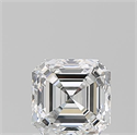 Natural Diamond 1.09 Carats, Asscher with  Cut, E Color, SI1 Clarity and Certified by GIA