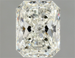 Picture of Natural Diamond 1.51 Carats, Radiant with  Cut, J Color, VVS2 Clarity and Certified by GIA
