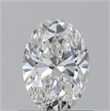Diamante Natural 0.70 quilates, Ovalado , Color E, claridad VS2 y certificado GIA