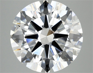 Picture of Lab Grown Diamond 6.02 Carats, Round with Ideal Cut, E Color, VVS2 Clarity and Certified by IGI
