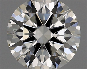 Picture of Natural Diamond 0.40 Carats, Round with Very Good Cut, I Color, IF Clarity and Certified by GIA