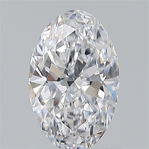 Picture of Natural Diamond 0.60 Carats, Oval with  Cut, D Color, VVS2 Clarity and Certified by GIA