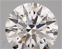 Lab Grown Diamond 1.34 Carats, Round with Ideal Cut, D Color, VVS2 Clarity and Certified by IGI