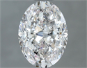 Natural Diamond 1.31 Carats, Oval with  Cut, H Color, VS2 Clarity and Certified by GIA
