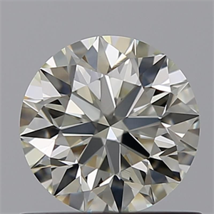 Picture of Natural Diamond 0.77 Carats, Round with Excellent Cut, M Color, VVS2 Clarity and Certified by GIA