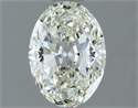 Natural Diamond 1.20 Carats, Oval with  Cut, I Color, SI1 Clarity and Certified by IGI