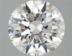 Picture of Lab Grown Diamond 2.50 Carats, Round with Ideal Cut, D Color, VVS2 Clarity and Certified by IGI