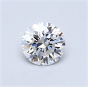 Diamante Natural 0.42 quilates, Redondo , Color D, claridad SI1 y certificado GIA