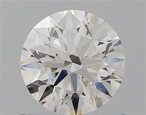 Picture of Natural Diamond 0.70 Carats, Round with Excellent Cut, H Color, VS2 Clarity and Certified by GIA