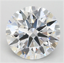 Lab Grown Diamond 3.19 Carats, Round with Ideal Cut, D Color, IF Clarity and Certified by IGI