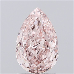 Picture of Lab Grown Diamond 1.57 Carats, Pear with  Cut, Fancy Intense Pink Color, VS2 Clarity and Certified by IGI
