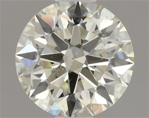 Picture of Natural Diamond 0.70 Carats, Round with Excellent Cut, N Color, SI2 Clarity and Certified by GIA