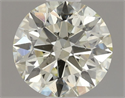 Natural Diamond 0.70 Carats, Round with Excellent Cut, N Color, SI2 Clarity and Certified by GIA
