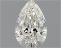Natural Diamond 0.50 Carats, Pear with  Cut, H Color, VVS1 Clarity and Certified by GIA