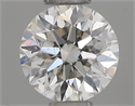 Natural Diamond 0.44 Carats, Round with Excellent Cut, I Color, SI2 Clarity and Certified by IGI