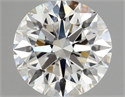 Natural Diamond 0.75 Carats, Round with Excellent Cut, F Color, VVS2 Clarity and Certified by GIA