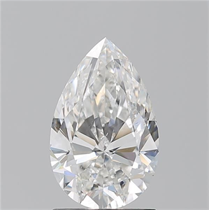 Picture of Natural Diamond 1.51 Carats, Pear with  Cut, F Color, SI2 Clarity and Certified by GIA