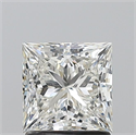 Natural Diamond 1.50 Carats, Princess with  Cut, I Color, VS1 Clarity and Certified by GIA