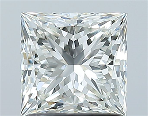 Picture of Natural Diamond 1.26 Carats, Princess with  Cut, I Color, VVS2 Clarity and Certified by GIA