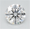 Lab Grown Diamond 1.04 Carats, Round with Ideal Cut, D Color, VVS1 Clarity and Certified by IGI