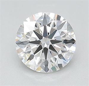 Picture of Lab Grown Diamond 1.04 Carats, Round with Ideal Cut, D Color, VVS1 Clarity and Certified by IGI