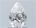 Diamante Natural 0.70 quilates, De pera , Color F, claridad VVS1 y certificado GIA
