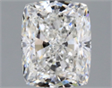 Natural Diamond 0.90 Carats, Cushion with  Cut, F Color, VS1 Clarity and Certified by GIA