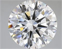 Lab Grown Diamond 5.06 Carats, Round with Ideal Cut, E Color, VVS1 Clarity and Certified by IGI