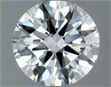 Natural Diamond 0.71 Carats, Round with Excellent Cut, H Color, VS1 Clarity and Certified by GIA