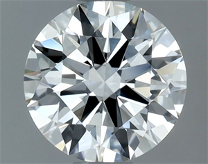Picture of Natural Diamond 0.71 Carats, Round with Excellent Cut, H Color, VS1 Clarity and Certified by GIA