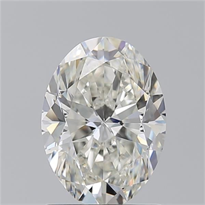 Picture of Natural Diamond 1.52 Carats, Oval with  Cut, I Color, VS1 Clarity and Certified by GIA