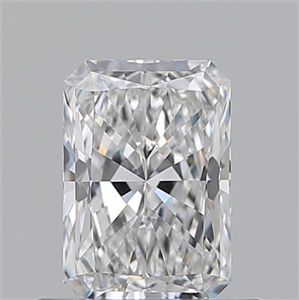 Picture of Natural Diamond 0.71 Carats, Radiant with  Cut, F Color, VVS2 Clarity and Certified by GIA