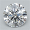 Del inventario de diamantes de laboratorio, 1.06 quilates, Redondo , Color E, claridad VVS2 y certificado IGI