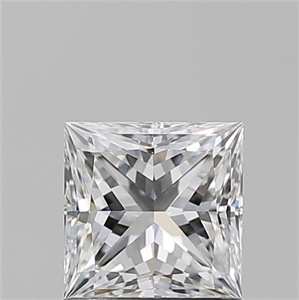 Foto Diamante Natural 1.07 quilates, Princesa , Color D, claridad VS1 y certificado GIA de