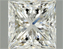 Natural Diamond 1.01 Carats, Princess with  Cut, I Color, VVS2 Clarity and Certified by GIA