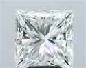 Natural Diamond 5.04 Carats, Princess with  Cut, H Color, SI2 Clarity and Certified by GIA