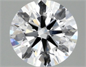 Del inventario de diamantes de laboratorio, 2.09 quilates, Redondo , Color E, claridad VVS2 y certificado IGI