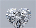 Natural Diamond 0.33 Carats, Heart with  Cut, E Color, VS2 Clarity and Certified by GIA