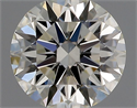Natural Diamond 0.51 Carats, Round with Excellent Cut, J Color, IF Clarity and Certified by GIA