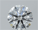 Natural Diamond 1.50 Carats, Round with Excellent Cut, D Color, SI2 Clarity and Certified by GIA