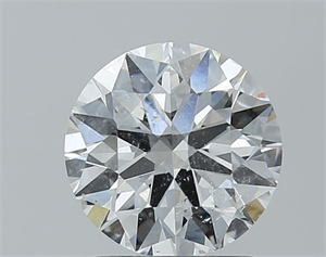 Picture of Natural Diamond 1.50 Carats, Round with Excellent Cut, D Color, SI2 Clarity and Certified by GIA