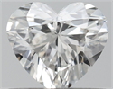 Natural Diamond 0.50 Carats, Heart with  Cut, H Color, VS1 Clarity and Certified by GIA