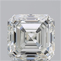 Natural Diamond 2.02 Carats, Asscher with  Cut, J Color, VVS2 Clarity and Certified by GIA